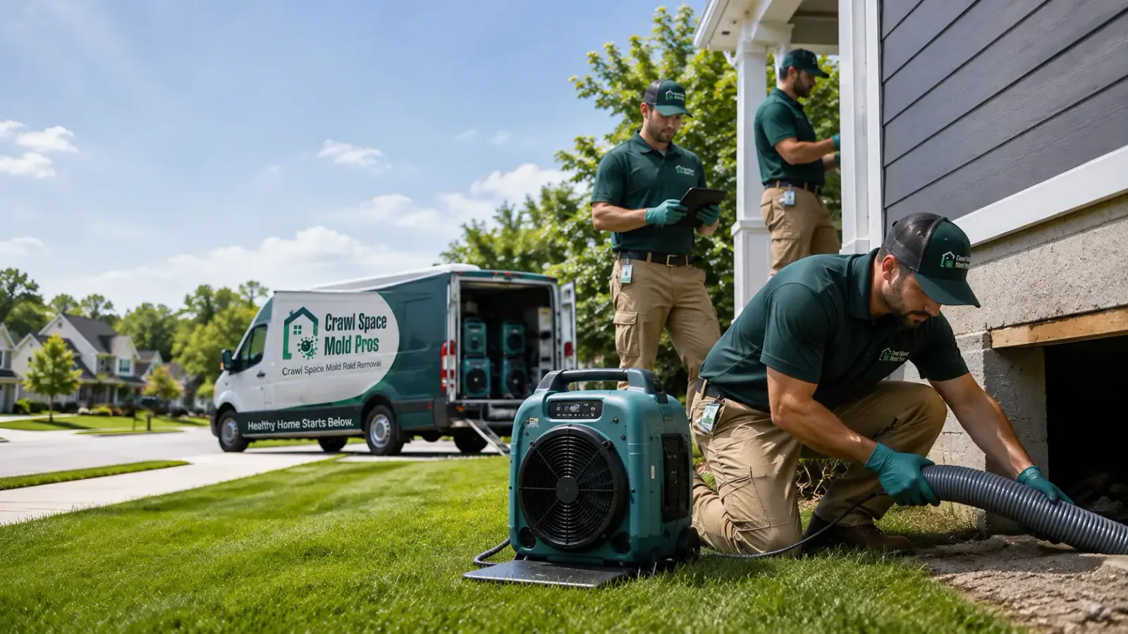 Crawl Space Mold Removal in Westgate, IA